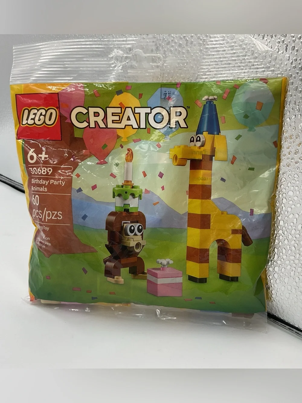 Lot x3 Poly Bag Lego Sets City 30640 Race Car Creator Train 30584 Animal 30689